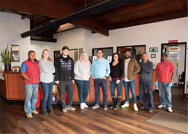 The crew at Ms Glass Outlet