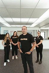The Workers of Willamette Valley Fiber in their office