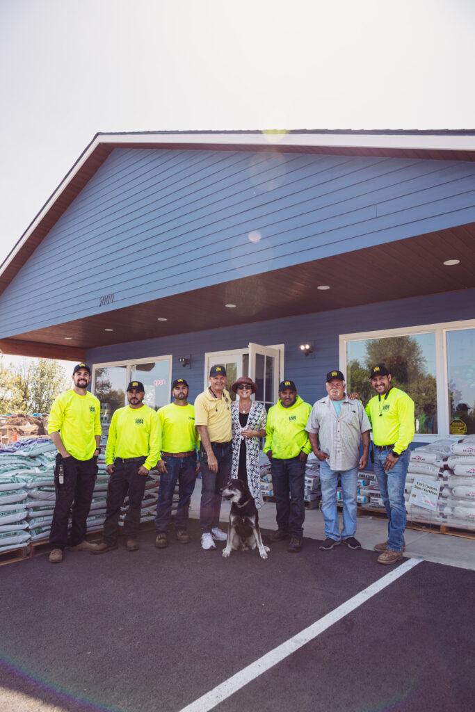 The crew of the Landscape Shoppe