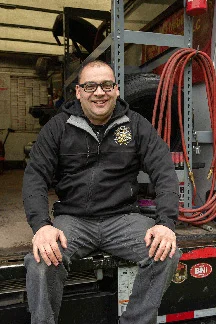 Remy, the owner of the mobile tire repair shop, 503 Tires