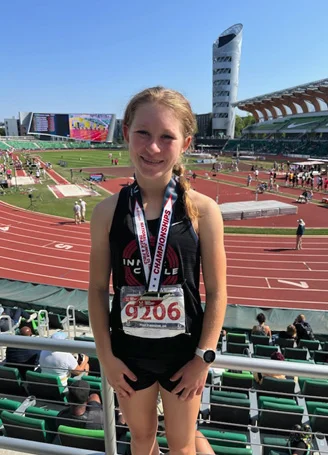 Canby Star Student Callie Cutsworth with Medal