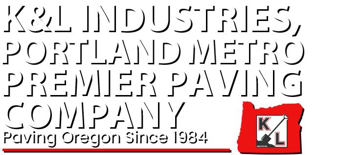 The K&L Industries Logo block