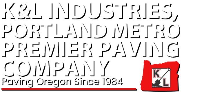The K&L Industries Logo block