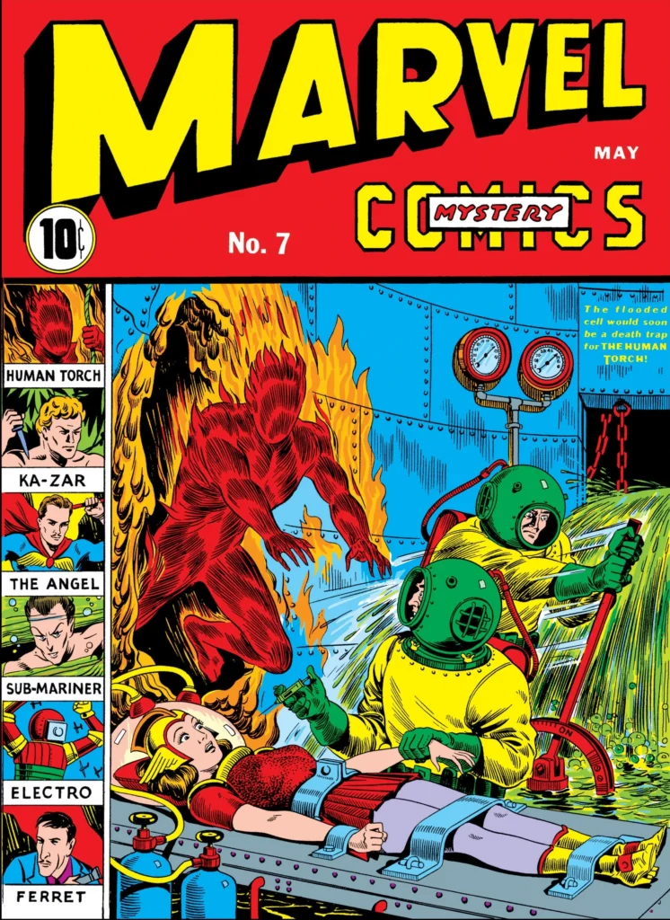 The cover of Marvel Comics no.7