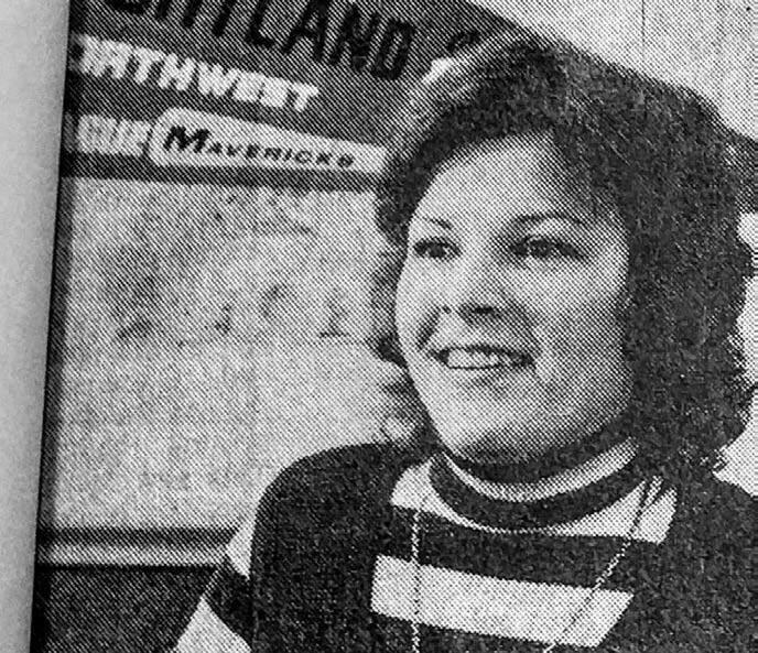 Bat Girl of the Portland Mavericks baseball team