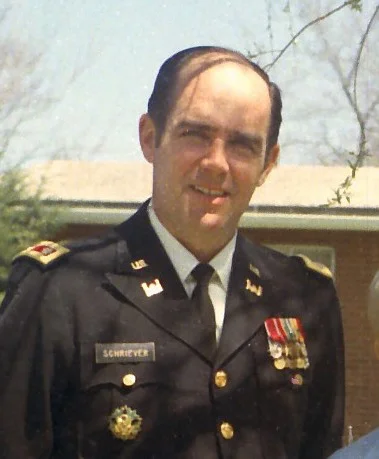 A photo of veteran Byron Schriever in uniform