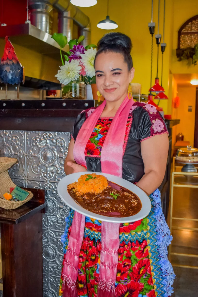 A large plate of authentic Mexican Cuisine