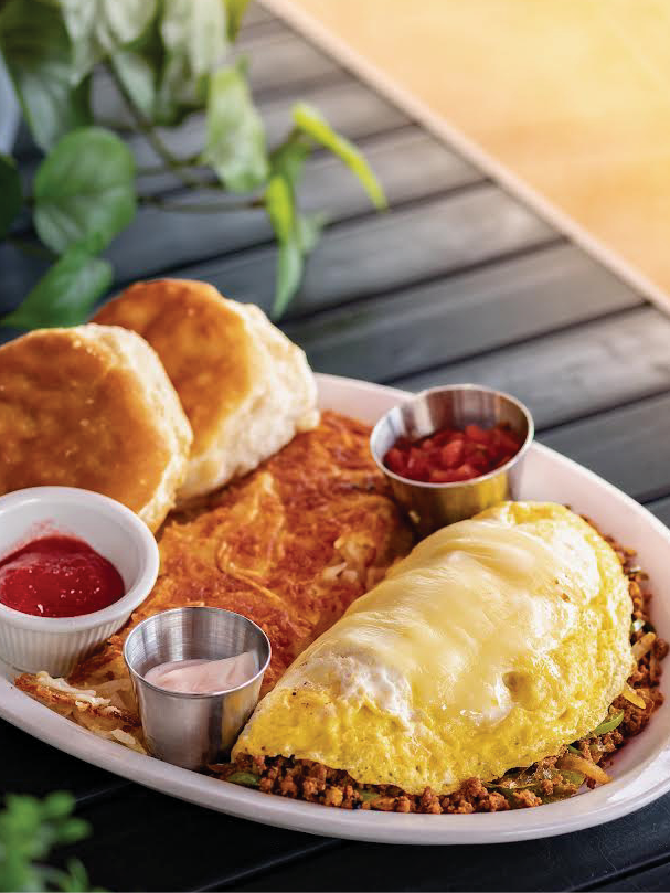 Breakfast at Biscuits Cafe