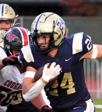 Tyler Playing Football