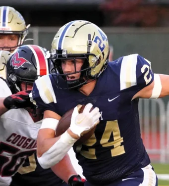 Tyler Playing Football