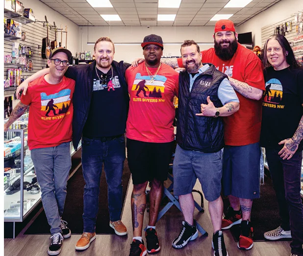 The staff at Elite Buyers NW