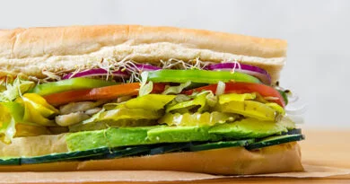 A close up of a Hero Sandwich