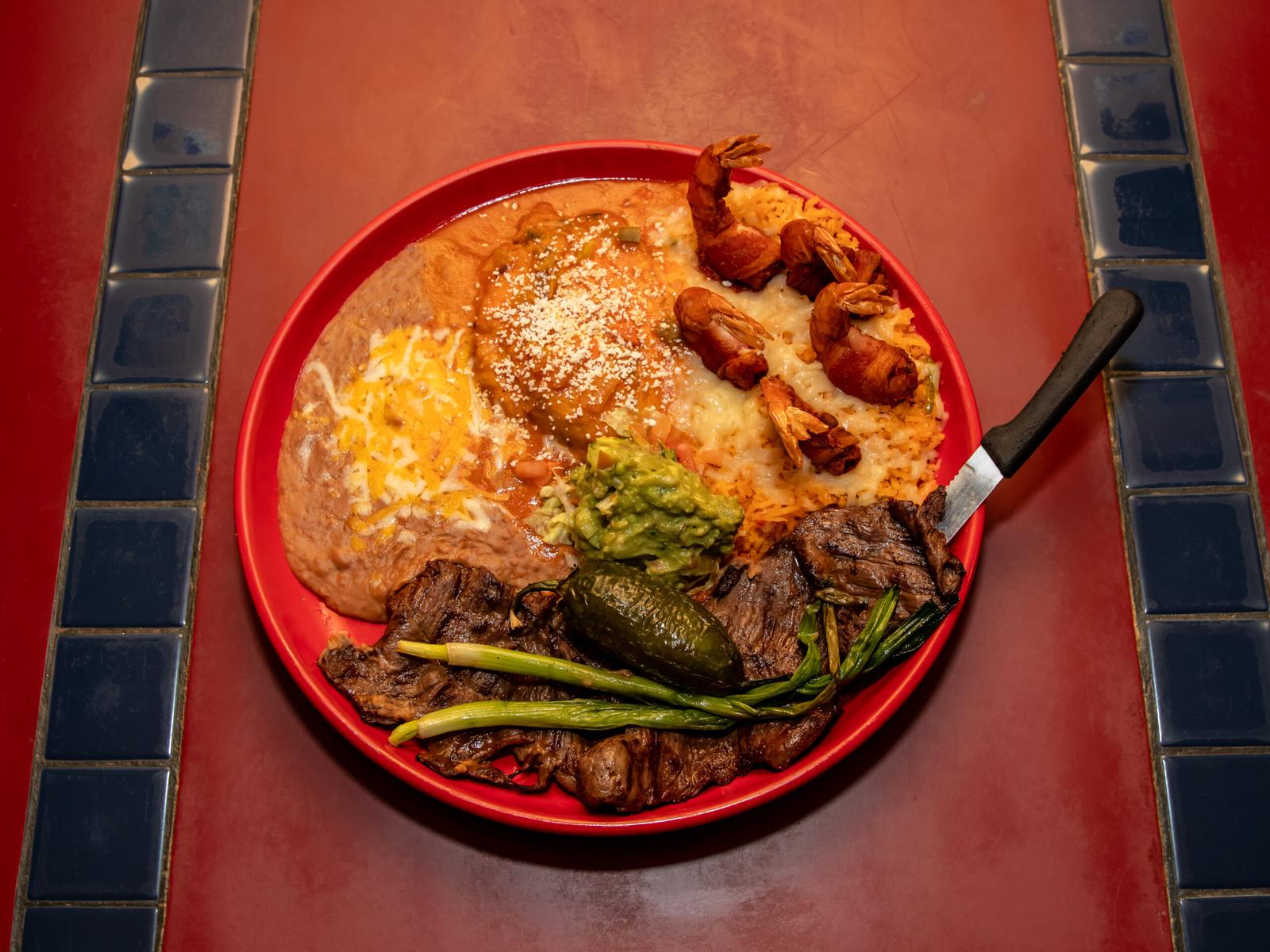 An entree from El Tapatio in Oak Grove